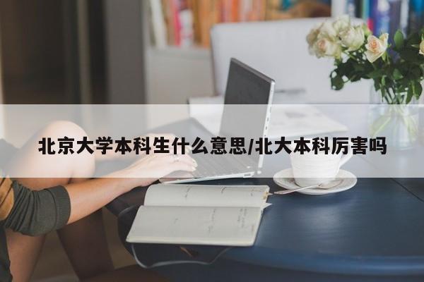 北京大学本科生什么意思/北大本科厉害吗