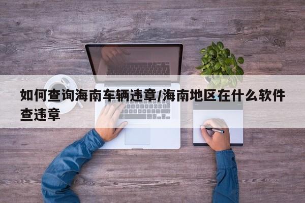 如何查询海南车辆违章/海南地区在什么软件查违章
